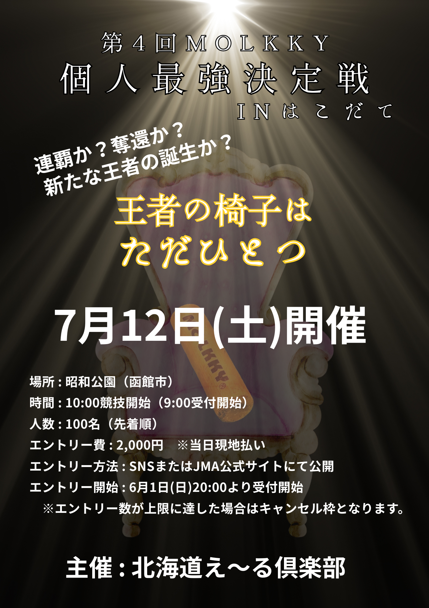 第4回MOLKKY 個人最強決定戦inはこだて